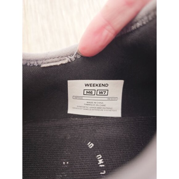 Vessi Weekend Unisex Mens 6 - Womens 7 Waterproof Concrete Grey Sneaker Shoes - Picture 8 of 11